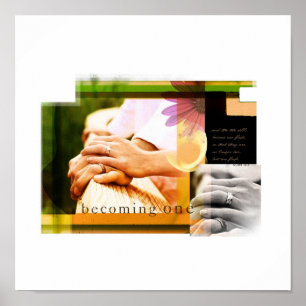 Becoming One (Mark 10:8) Poster