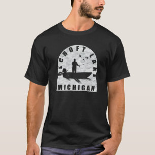 Becroft Lake Fishing Michigan T-Shirt