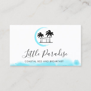 bed and breakfast coastal rental palm beach house  business card