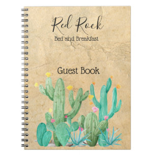 Bed and Breakfast Guest Book Cactus Southwest