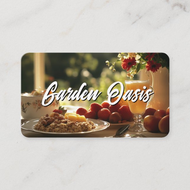 Bed and Breakfast Scenery Business Card (Front)