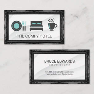 Bed and Breakfast / Vintage Ornate Frame Business Card