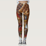 bed and breakfast waffle and potato bake leggings<br><div class="desc">bed and breakfast meal of roast potatoes and waffles</div>