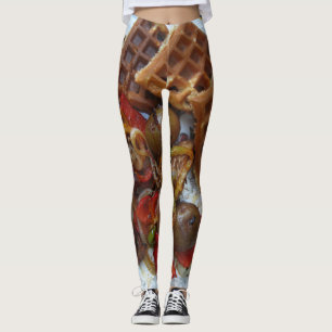bed and breakfast waffle and potato bake leggings