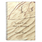 Bed & Breakfast B&B Guest Book Sand Notebook