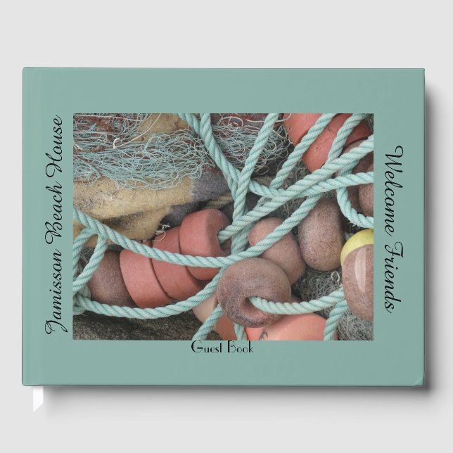 Bed & Breakfast, Beach House, Ropes and Buoys B&B Guest Book (Front)