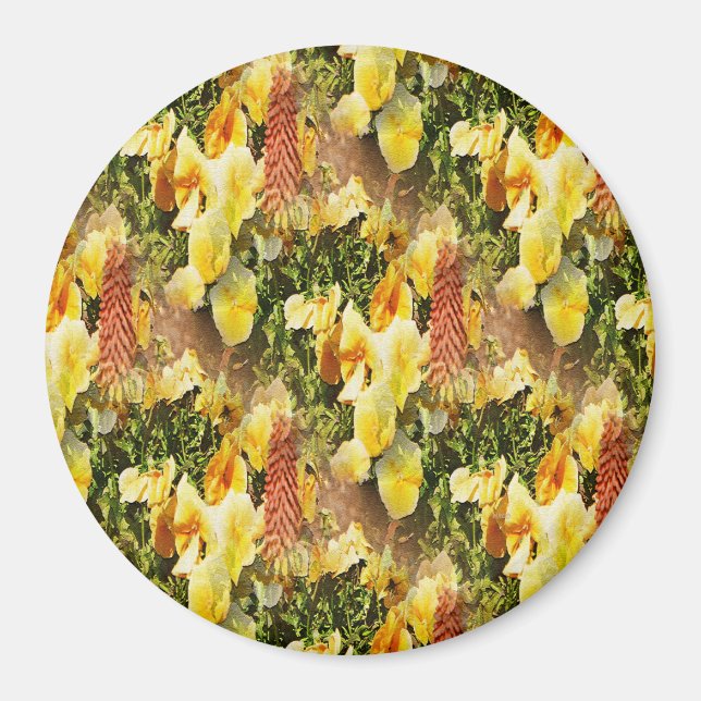 Bed of Fleurs........ Magnet (Front)