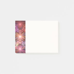 Bed Of Flowers Colorful Shiny Abstract Fractal Art Post-it Notes