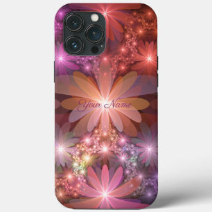 Bed Of Flowers Colourful Abstract Fractal Art Name iPhone 13 Pro Max Case