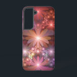 Bed Of Flowers Colourful Shiny Abstract Fractal Ar Samsung Galaxy Case<br><div class="desc">A bed of shiny fantasy flowers,  unique luminous floral artwork.
Design for your Samsung Galaxy S22 case and more.</div>