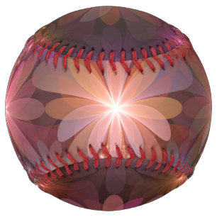 Bed Of Flowers Colourful Shiny Abstract Fractal Ar Softball