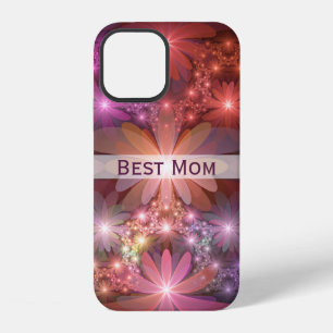 Bed Of Flowers Shiny Abstract Fractal Art Best Mum iPhone 12 Case