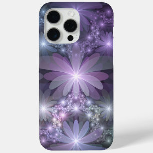 Bed of Flowers Trendy Shiny Abstract Fractal Art iPhone 15 Pro Max Case
