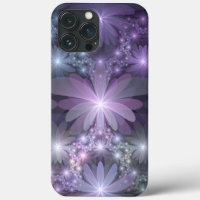 Bed of Flowers Trendy Shiny Abstract Fractal Art