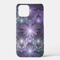 Bed of Flowers Trendy Shiny Abstract Fractal Art
