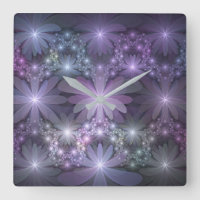 Bed of Flowers Trendy Shiny Abstract Fractal Art