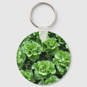 Bed of lettuce key ring