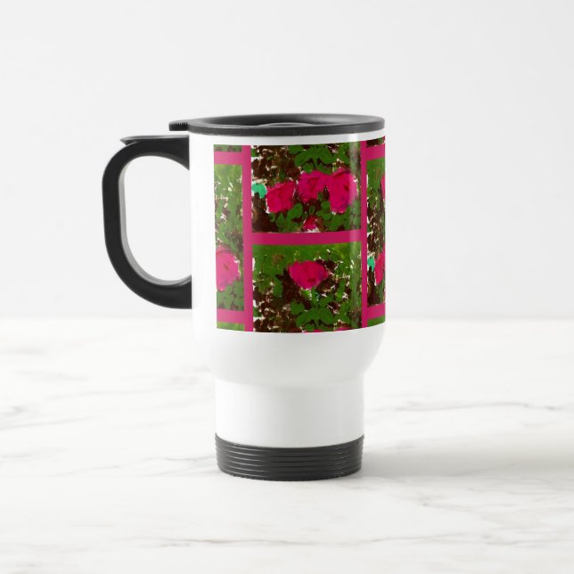 Bed of Roses Travel Mug (Left)