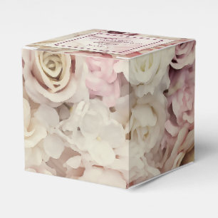 Bed of Roses Wedding 2" Favour Boxes