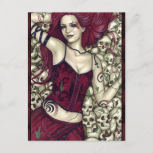 Bed of Skulls Postcard