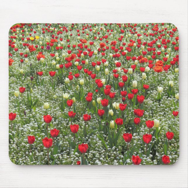Bed of Tulips Mouse Mat (Front)
