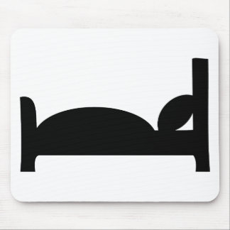 bed sleeping icon mouse mat