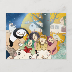 Bed time Story 2013 Postcard