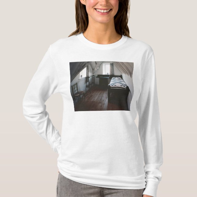 Bed, towel rail designed by Ford Madox Brown T-Shirt (Front)