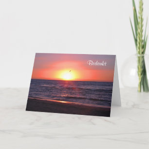 Bedankt - Thank you in Dutch Card