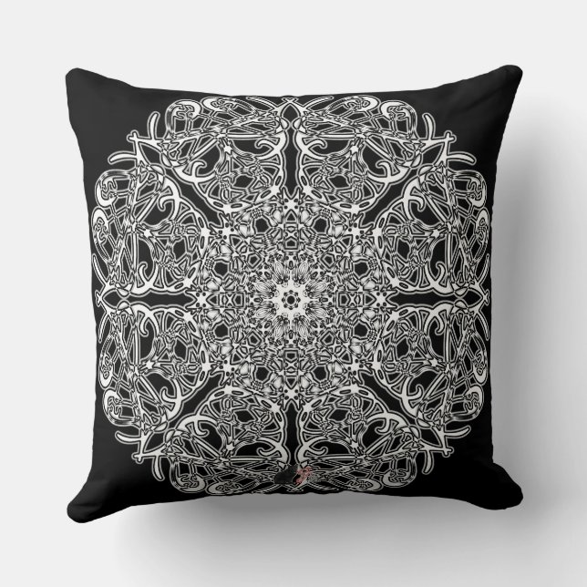Bedazzle Octa Glyph Pillow (Back)