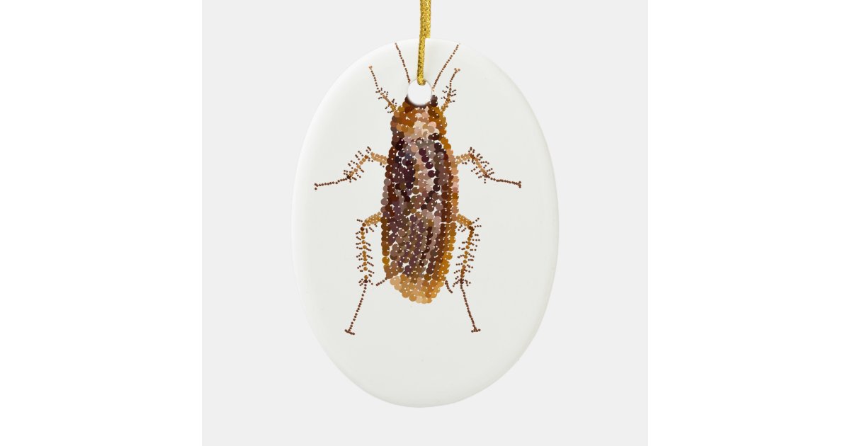 BEDAZZLED ROACH CHRISTMAS ORNAMENT Zazzle.co.uk