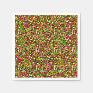 Bedazzled Sparkles,Pink-Green-PAPER NAPKINS