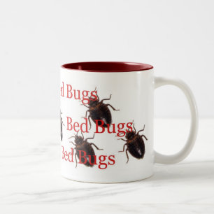 bedbugs Two-Tone coffee mug