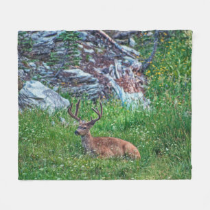 Bedded Buck Fleece Blanket