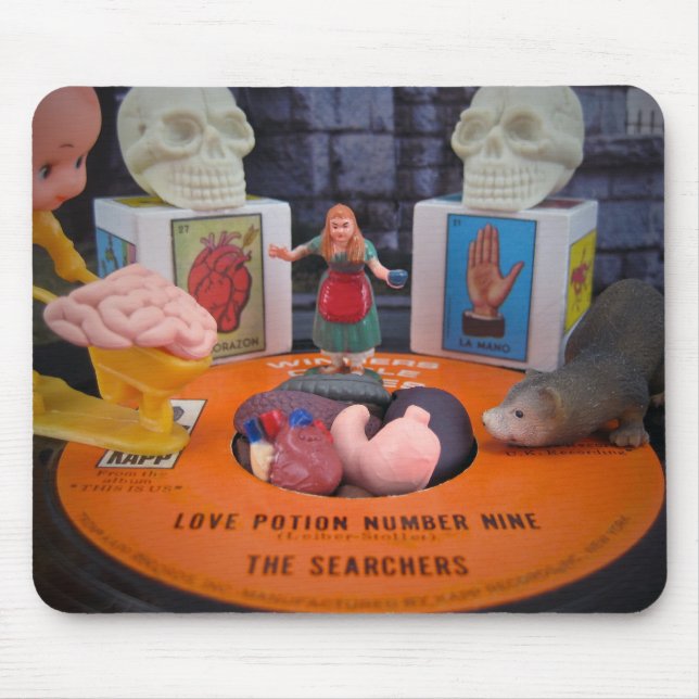 Bedelia builds a better boyfriend Mousepad (Front)