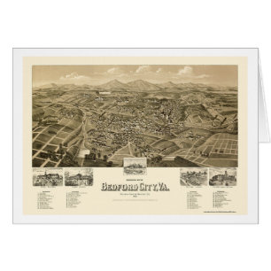 Bedford City, VA Panoramic Map - 1891