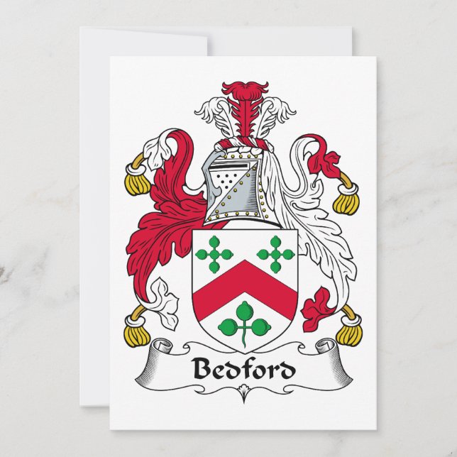 Bedford Family Crest (Front)