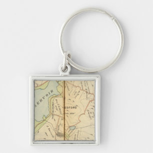 Bedford, New York 2 Key Ring