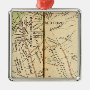 Bedford, New York 2 Metal Tree Decoration