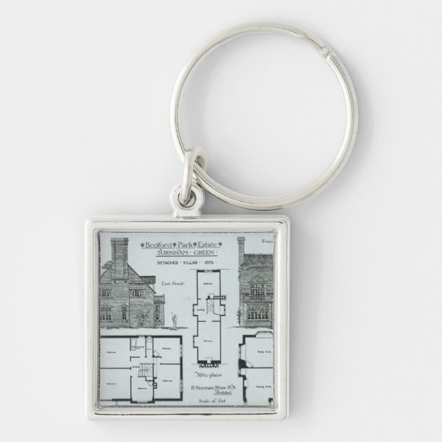 Bedford Park Estate Key Ring (Front)