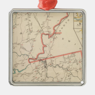 Bedford, Somers towns Metal Tree Decoration