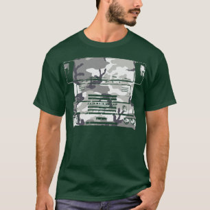 Bedford TM 1980s classic heavy lorry urban camoue T-Shirt