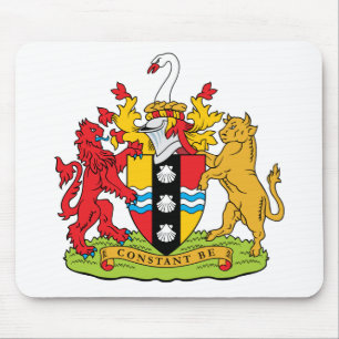 Bedfordshire Coat Of Arms Mouse Mat