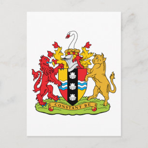 Bedfordshire Coat Of Arms Postcard