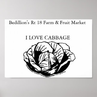 Bedillion's Farm Market Poster