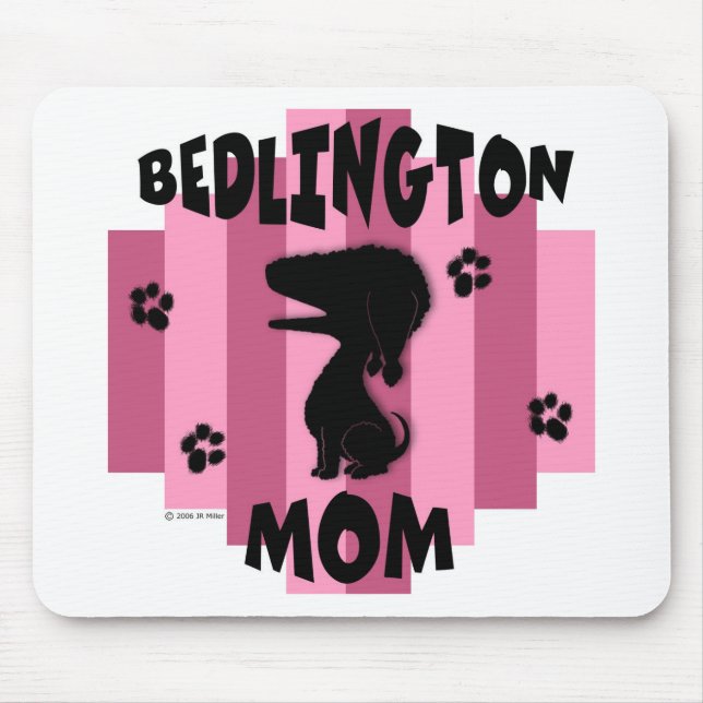 Bedlington Mum Mousepad (Front)