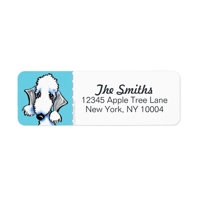 Bedlington Terrier Blue Block (Front)