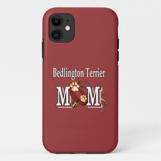 Bedlington Terrier Dog MOM Case-Mate iPhone Case (Back)