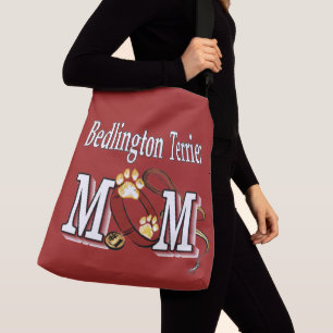 Bedlington Terrier Dog MOM Crossbody Bag