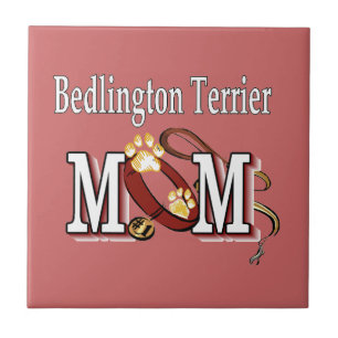 Bedlington Terrier Dog MOM Tile